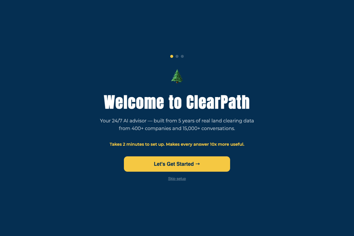 ClearPath Chat Interface